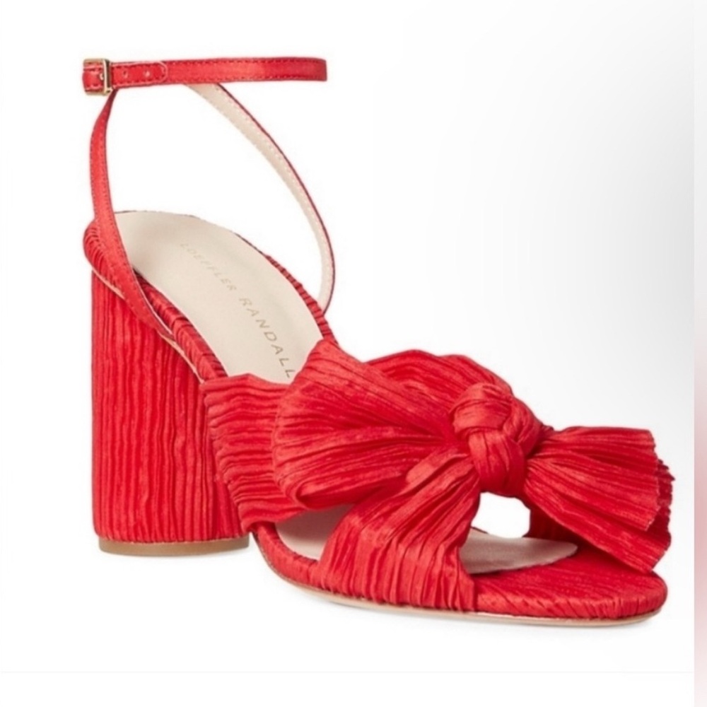 Loeffler Randall Red Bow Heels